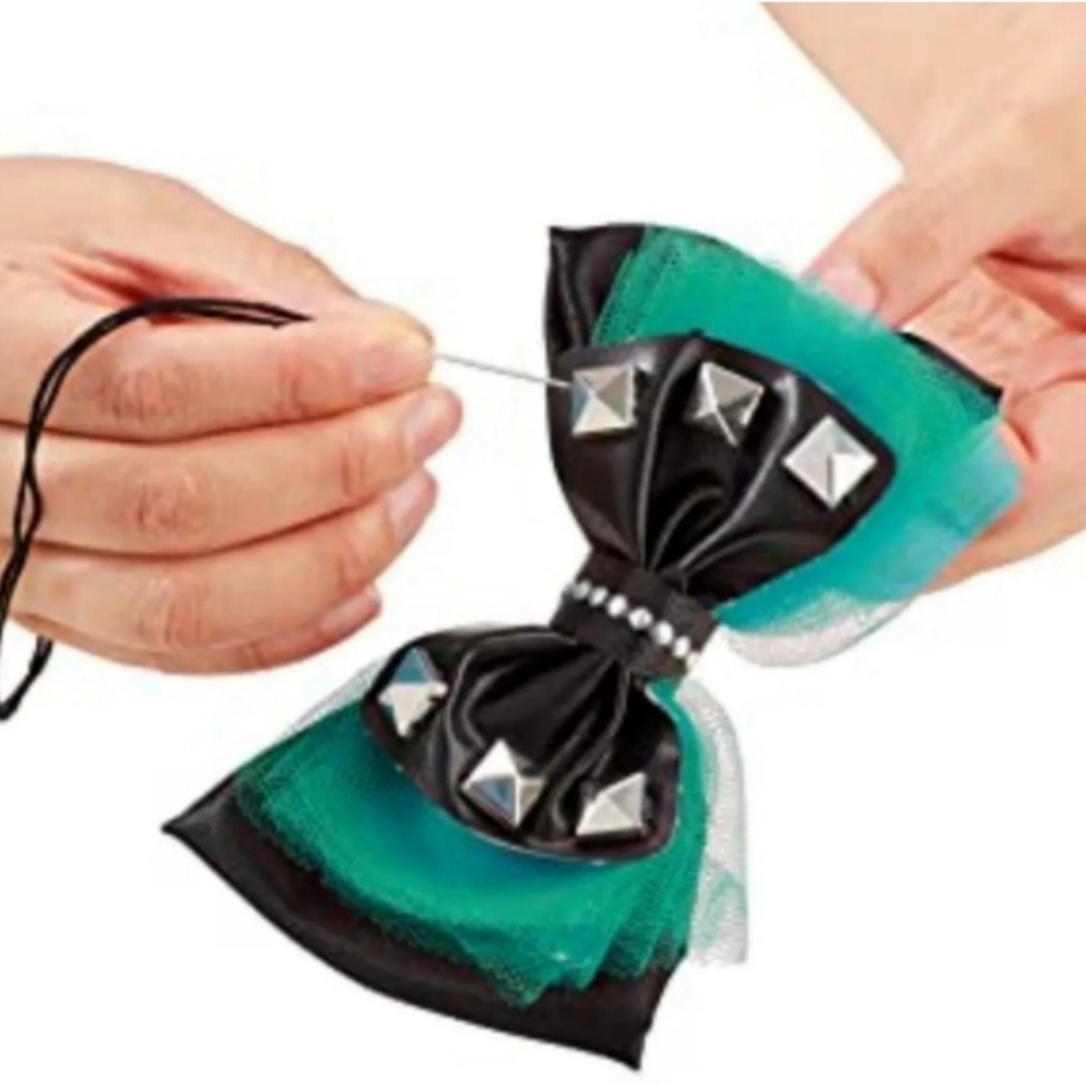 Kids Arts & Crafts DIY Activity Hair Bow Making Kit - Picture 12 of 16